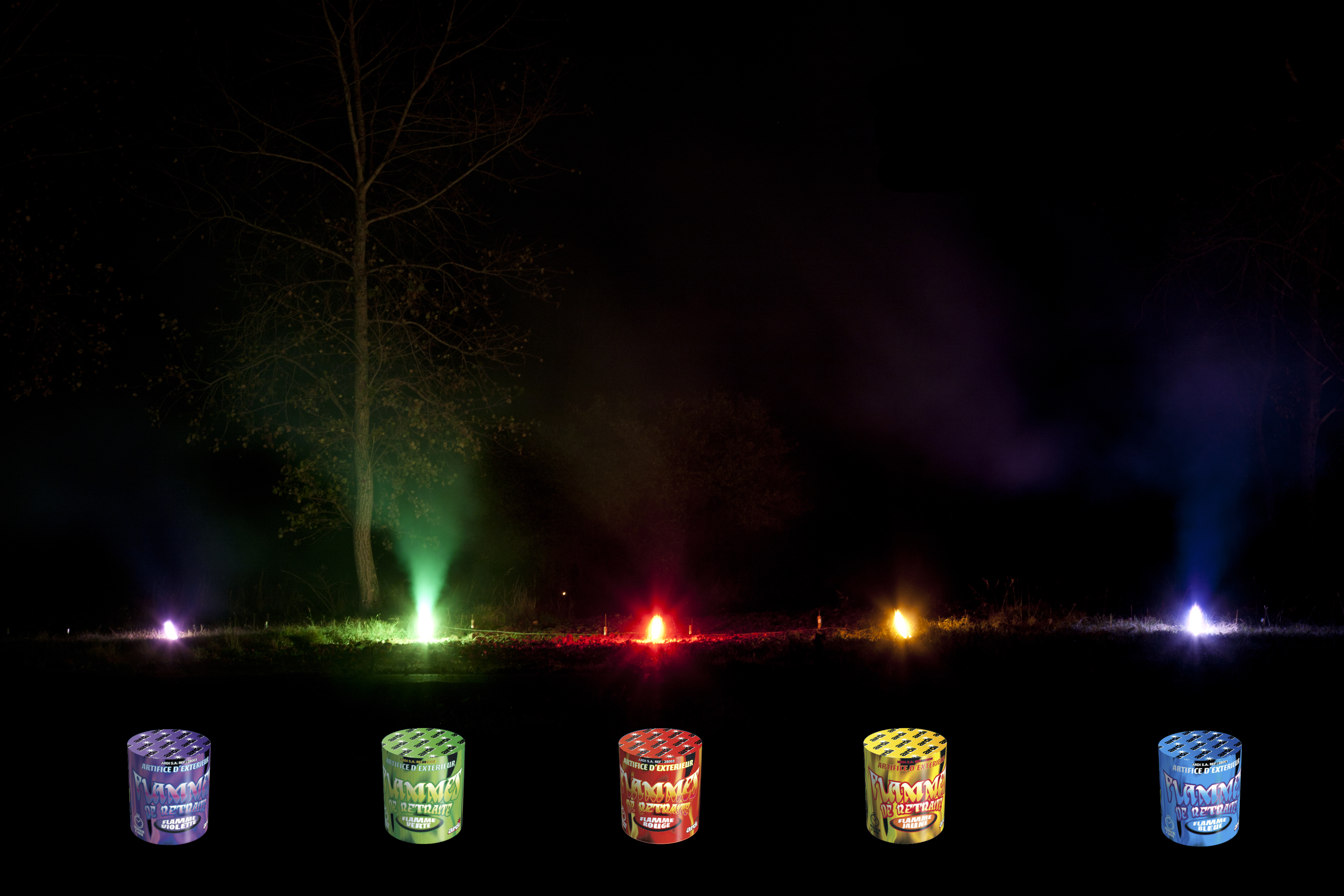 Flamme de retraite 2 mns