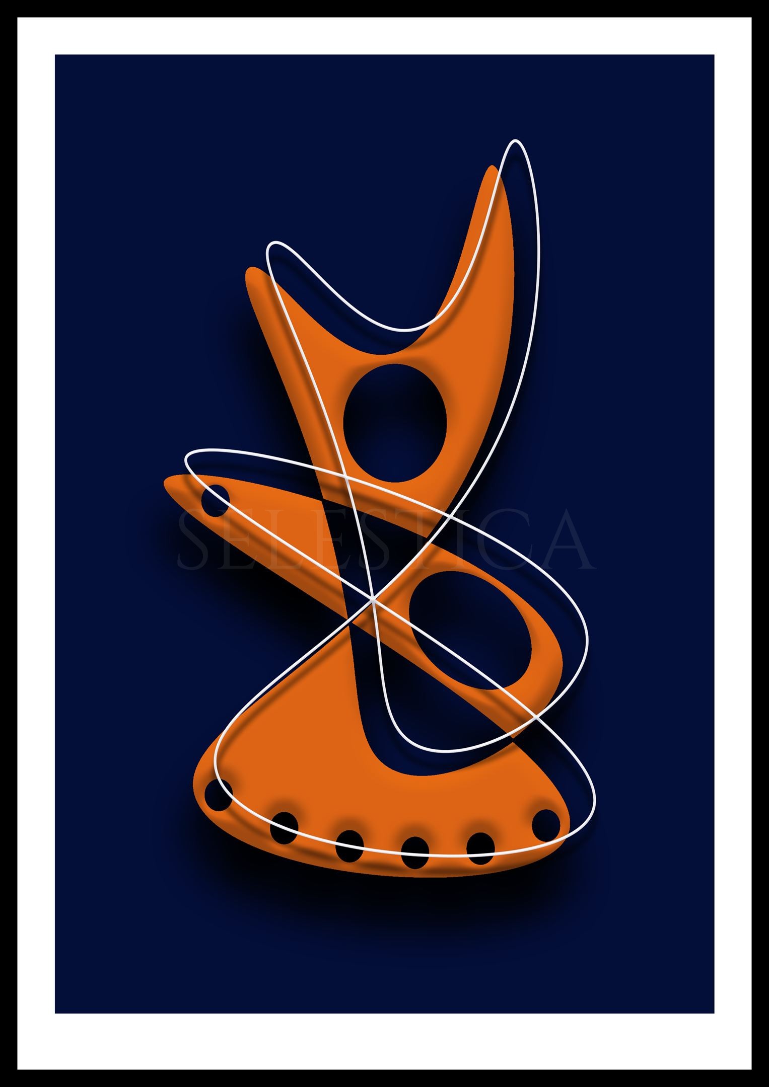 Artling Zyra : personnage d'art numérique aux détails soignés. Collection Selestica, design par David Vereecken.
