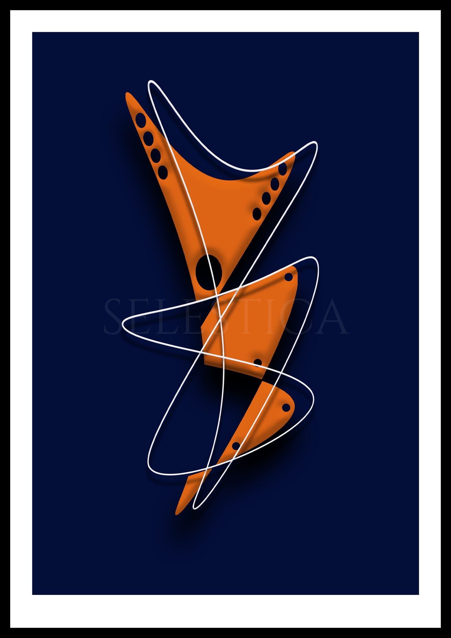 Artling Zenon : œuvre d'art contemporain digital de la série Selestica. Design futuriste par David Vereecken.
