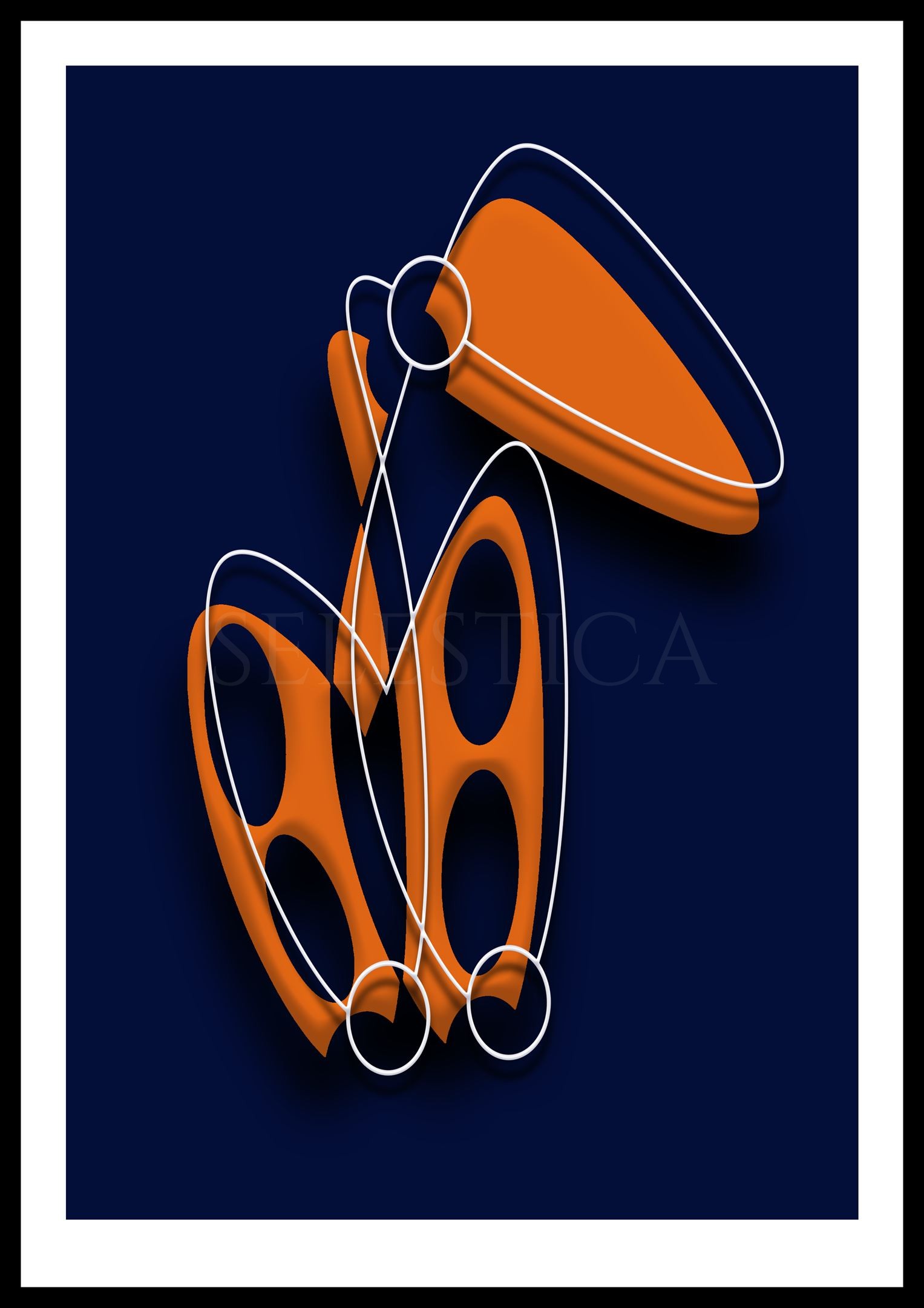 Artling Tori II : variante conceptuelle de l'Artling Tori. Œuvre numérique originale signée David Vereecken pour Selestica.
