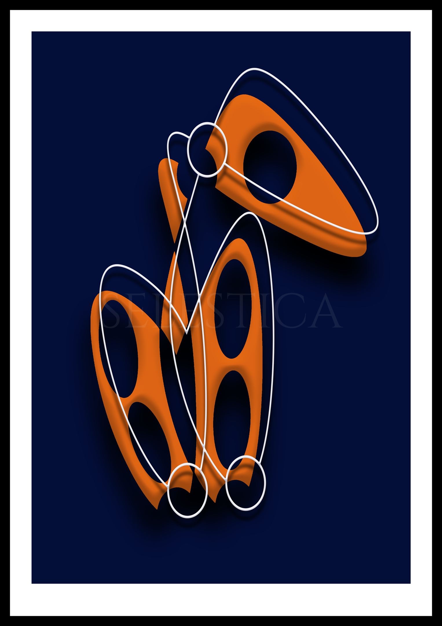 Artling Tori I : première version de la créature numérique Tori. Art digital exclusif de la collection Selestica.
