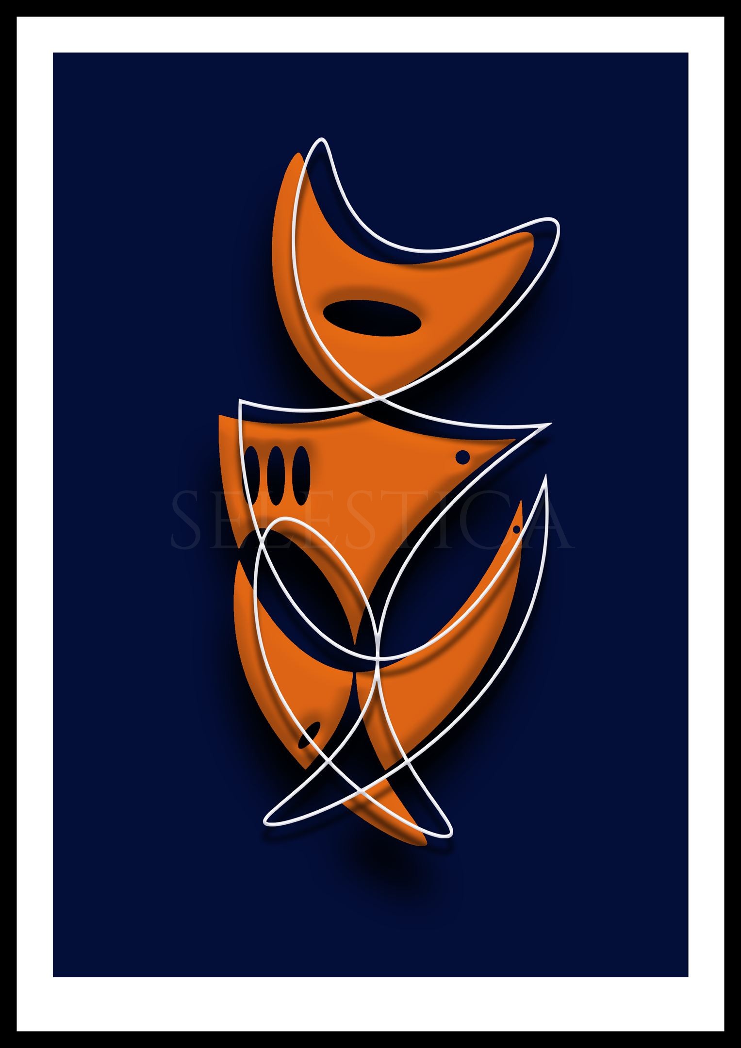 Artling Galixi : création numérique onirique et originale. Art digital Selestica réalisé par David Vereecken.
