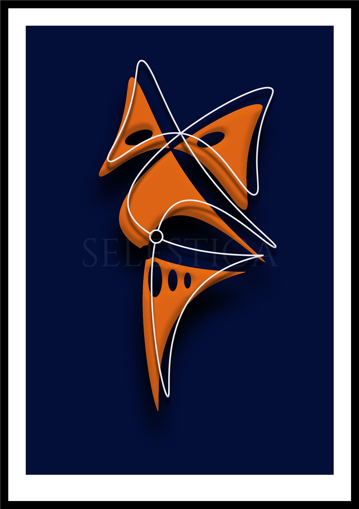 Artling Ariava : design numérique complexe et créature imaginaire de la collection Selestica, par David Vereecken.
