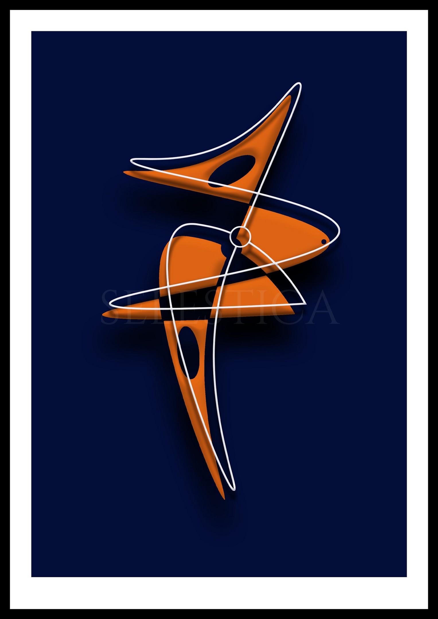 Artling Arya : personnage d'art numérique au style épuré. Création digitale exclusive de l'univers Selestica.
