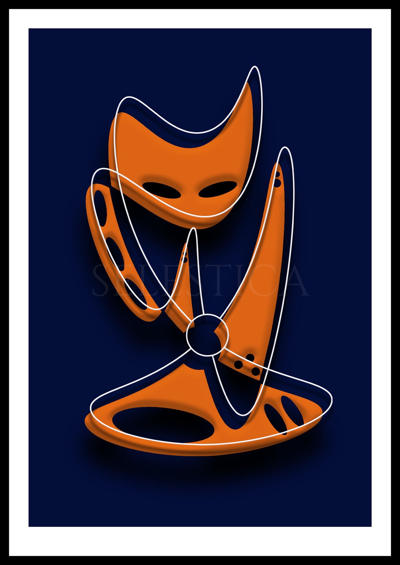 Artling Lovara : créature numérique au design organique. Sculpture digitale originale signée David Vereecken.
