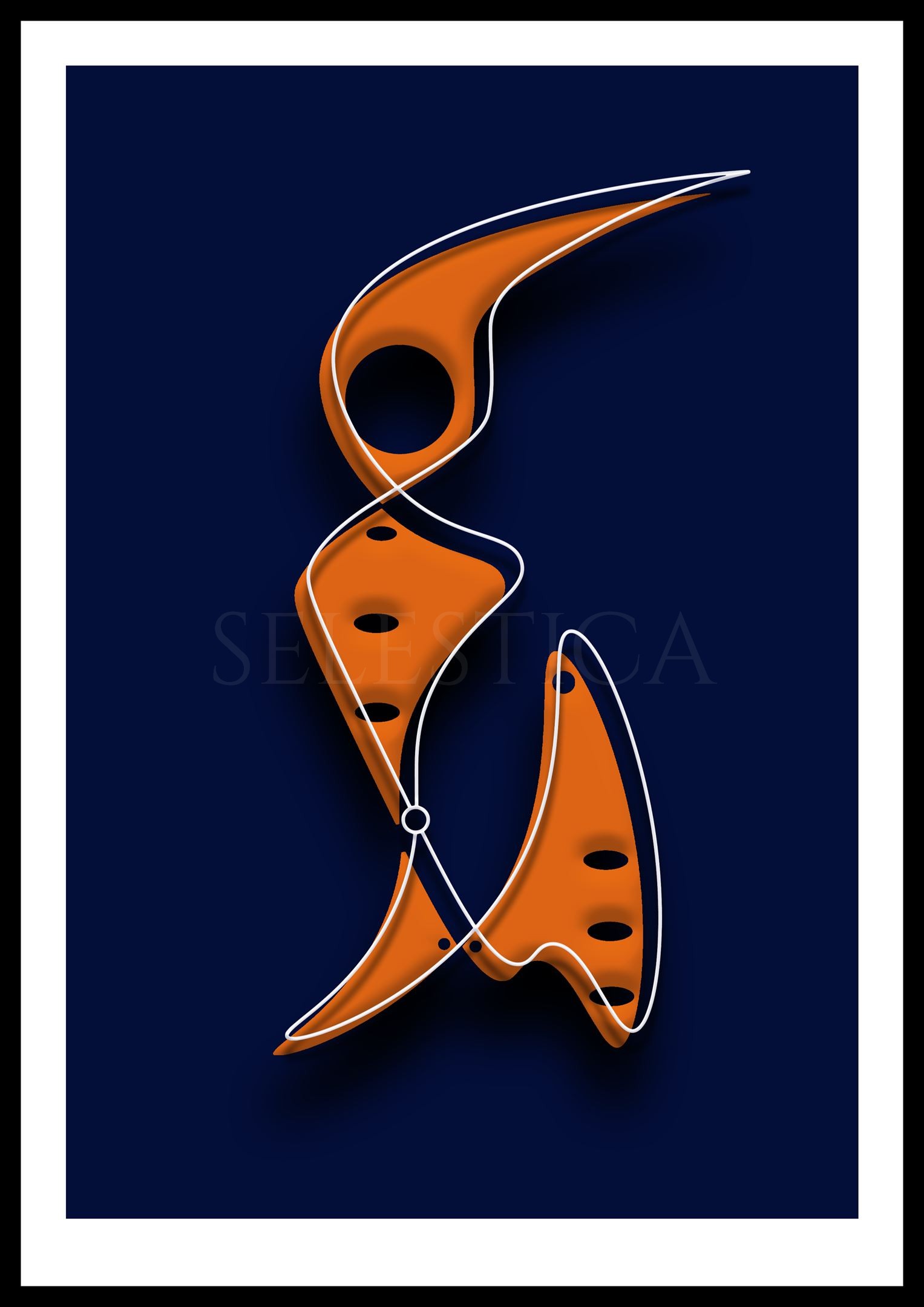 Artling Xander : personnage numérique de la collection Selestica. Sculpture digitale originale de David Vereecken.
