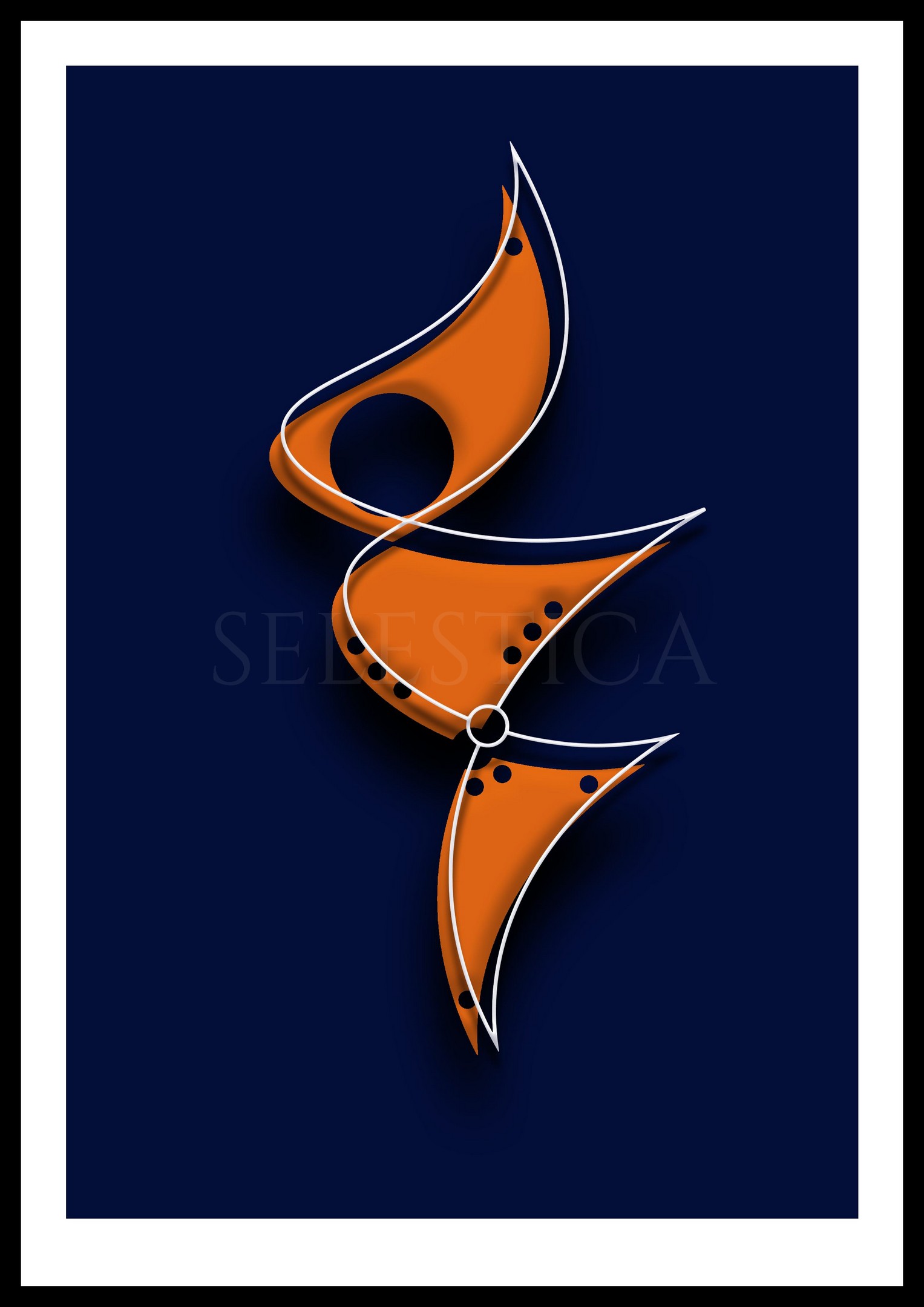 Artling Danyka : œuvre d'art numérique aux détails raffinés. Design digital Selestica par David Vereecken.
