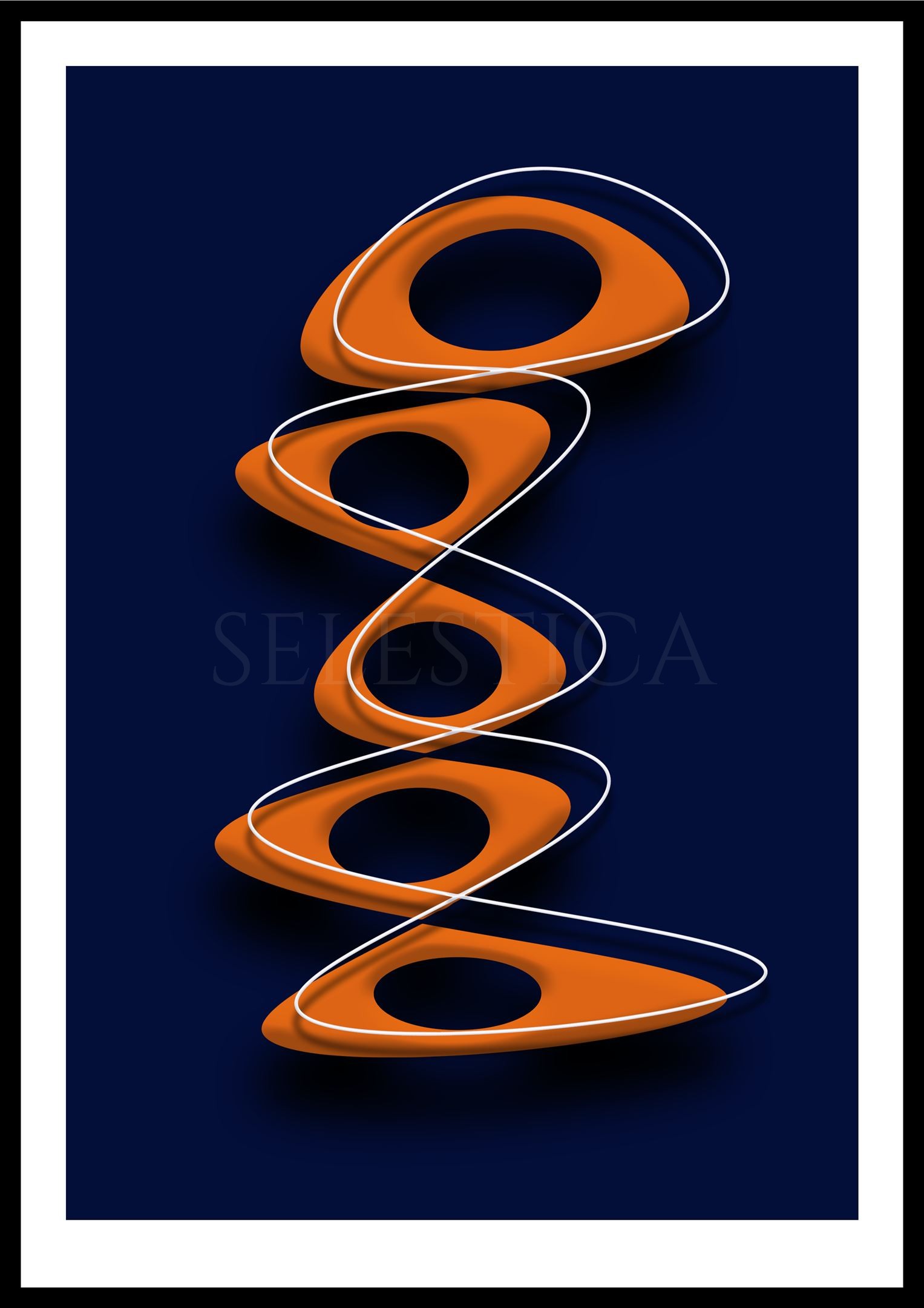 Artling Jaxon : personnage d'art numérique au design dynamique. Sculpture digitale Selestica signée David Vereecken.
