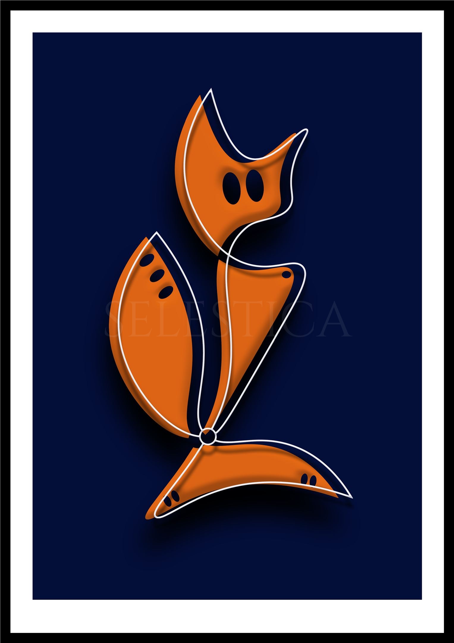 Artling Xavis : création numérique graphique et originale de la collection Selestica. Art digital par David Vereecken.
