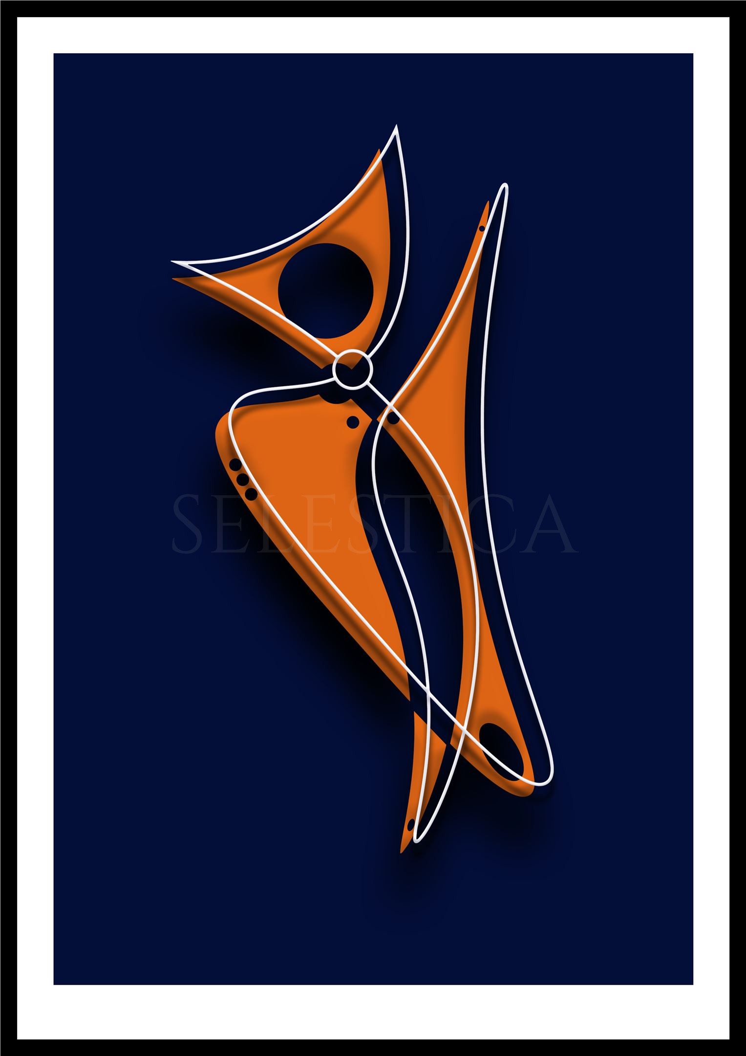 Artling Seliah : avatar numérique poétique et gracieux de la collection Selestica, créé par David Vereecken.
