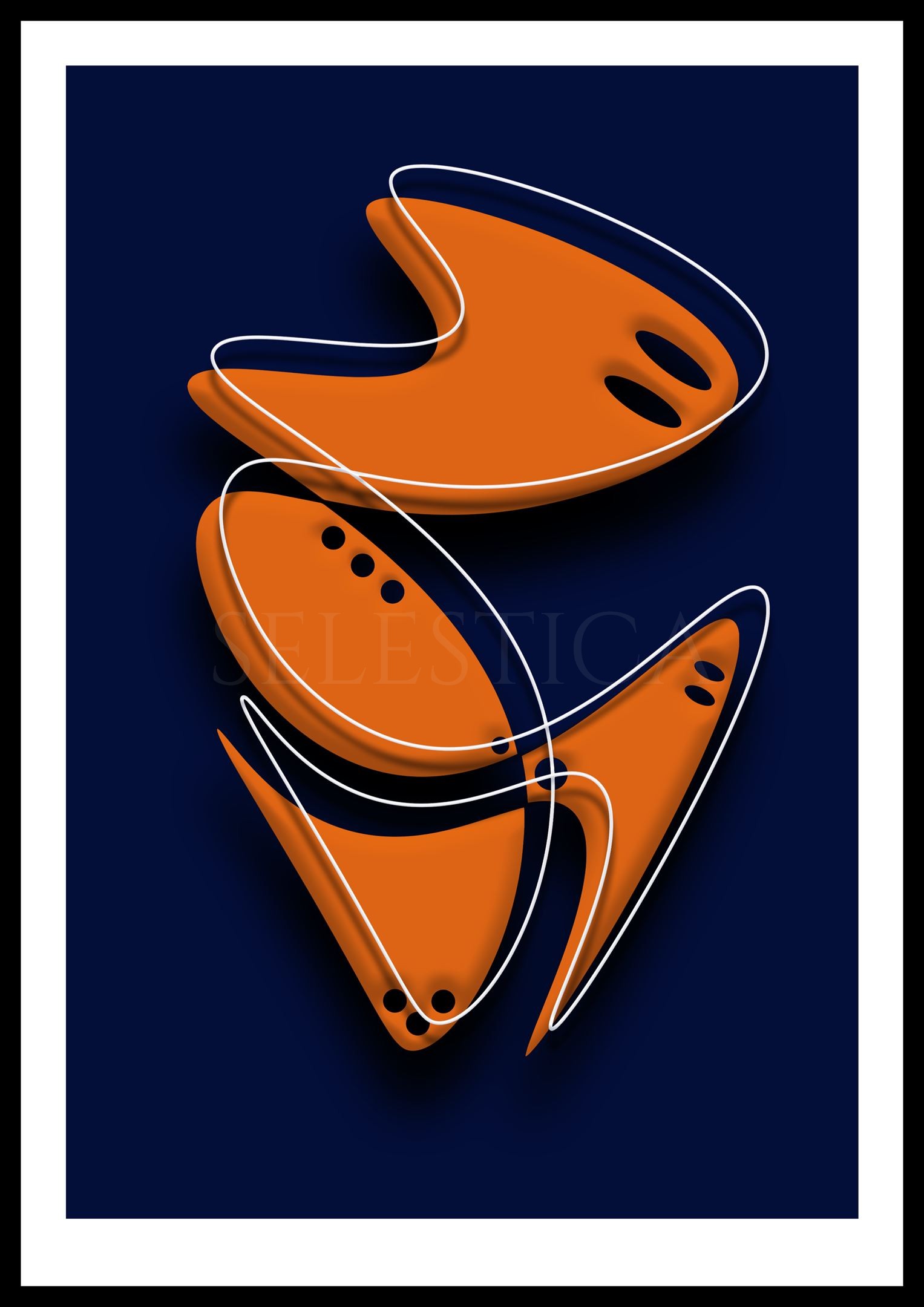 Artling Maddax : création numérique au design puissant et original. Collection Selestica par David Vereecken.
