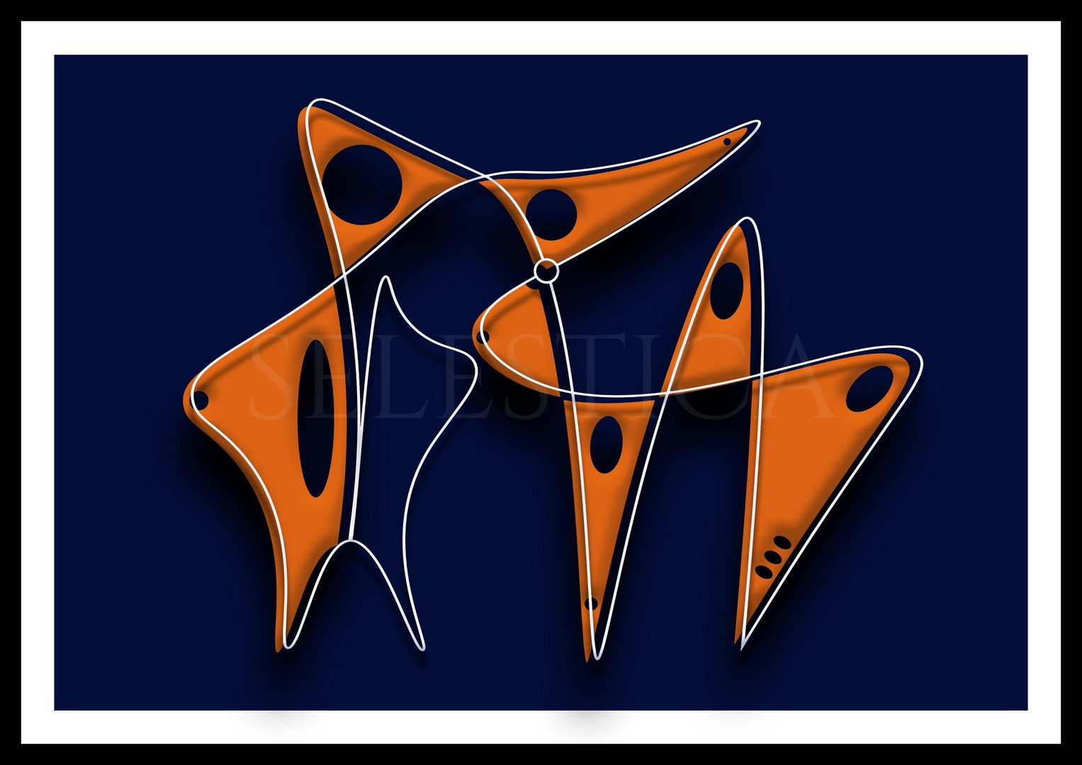 Duo d'Artlings Vanyx et Nyxia (Version B) : design numérique contemporain et personnages digitaux signés David Vereecken.
