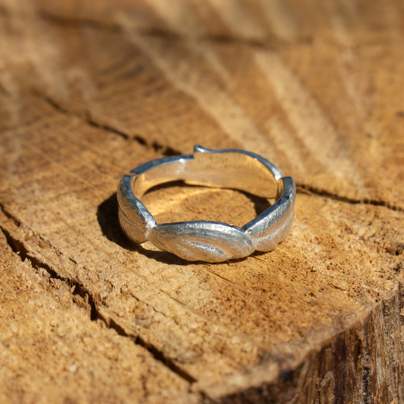 Bague petales iris 6