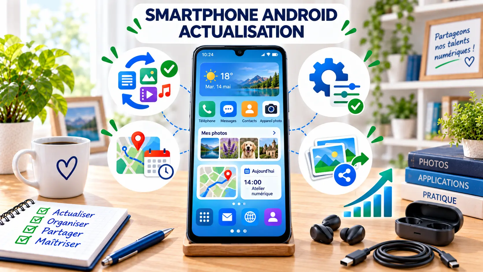 Smartphone Android perfectionnement