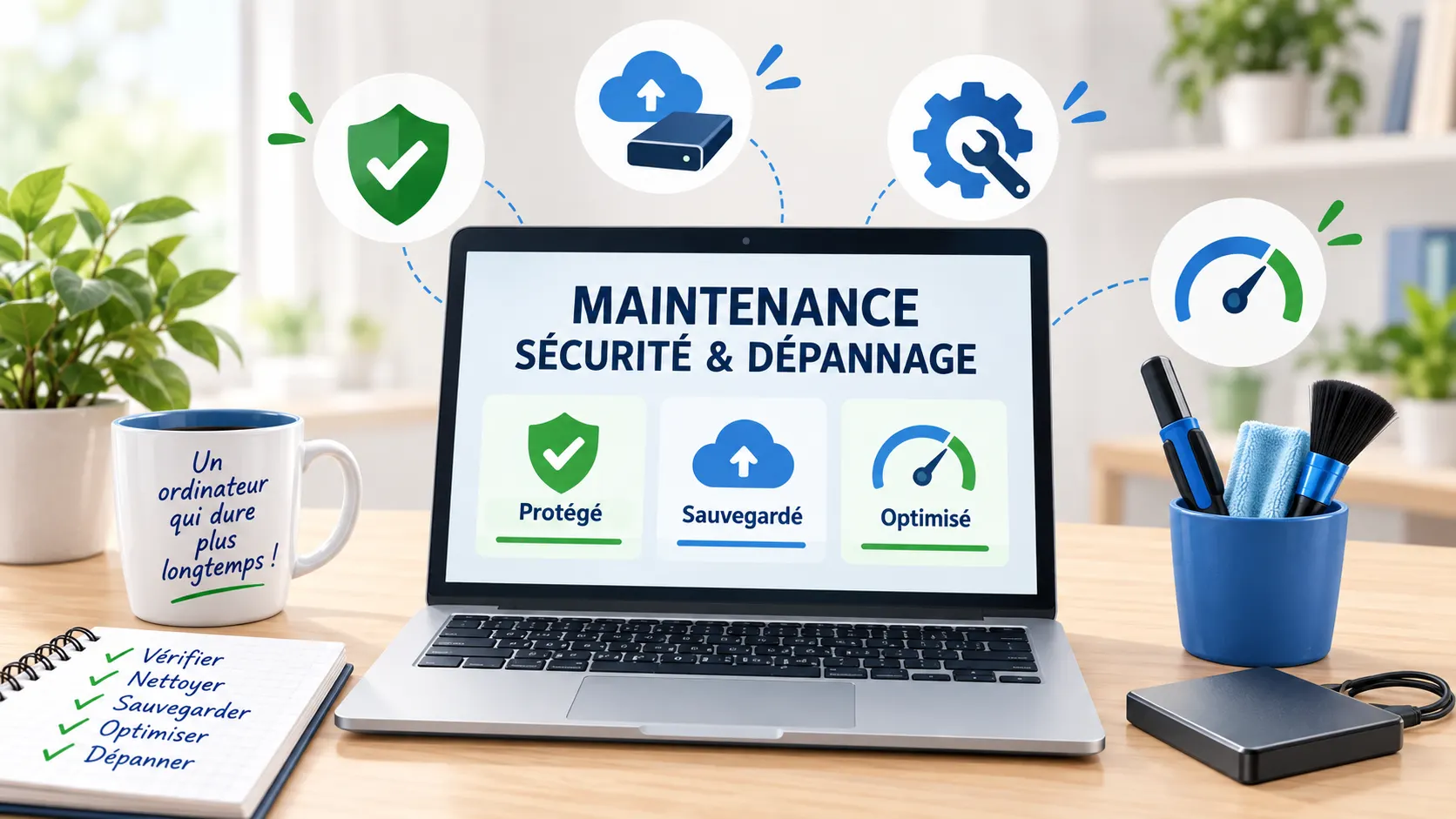Dépannage, maintenance et sécurité