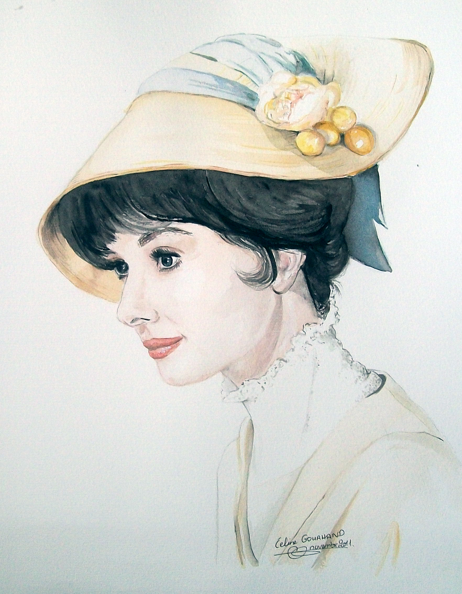120 audrey hepburn chapeau