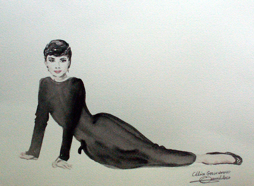 074 audrey hepburn silhouette