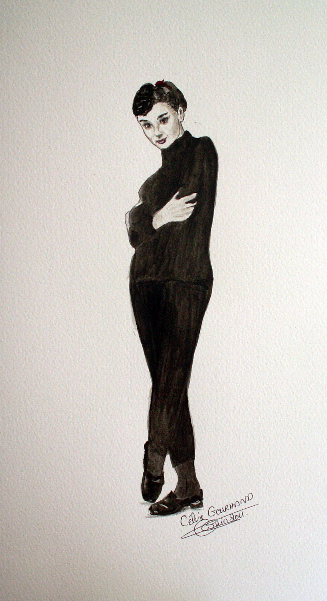 103 audrey hepburn debout