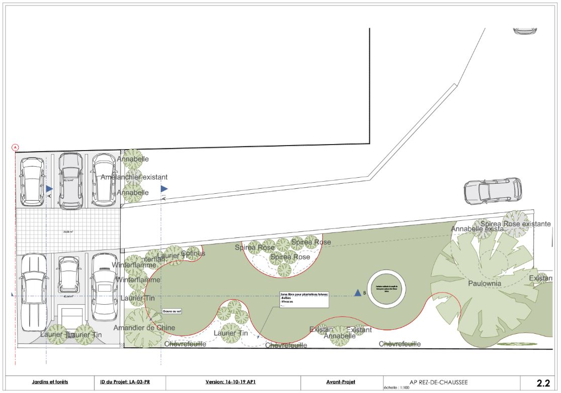 Reamenagement d un jardin et refection du parking 1 0