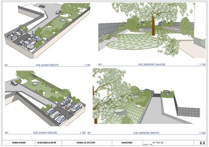 Reamenagement d un jardin et refection du parking 1 1