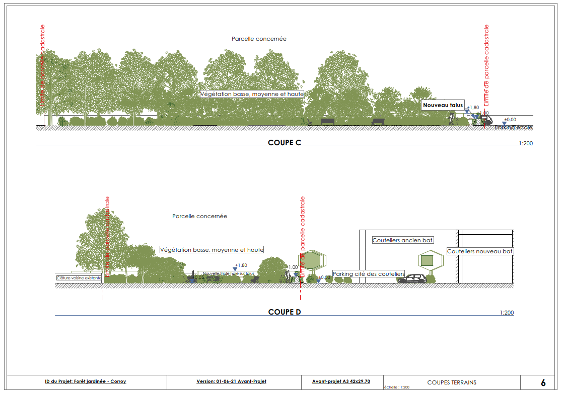 Amenagement d un terrain vague a 1