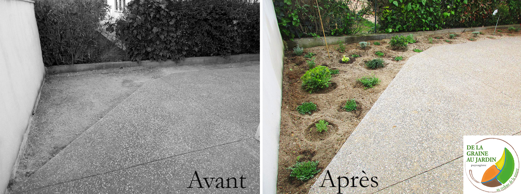 Avant apres massif angle