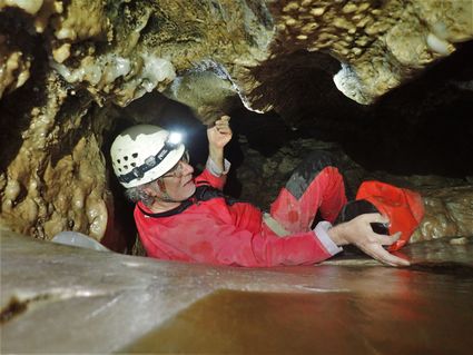 Grotte Sainte-Anne à Tilff, mars 2018