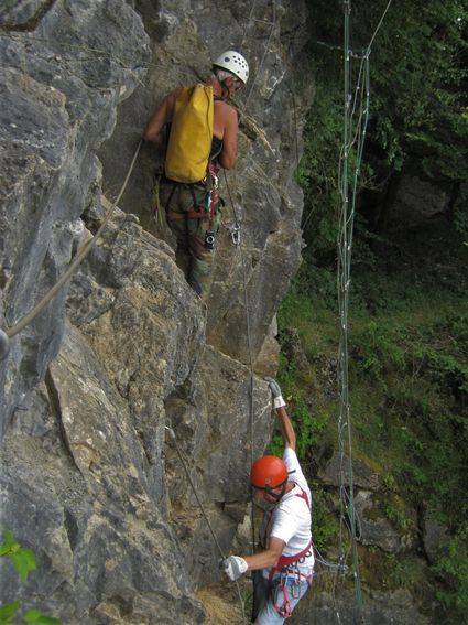 Via Ferrata de Villers-le-Gambon, juillet 2018