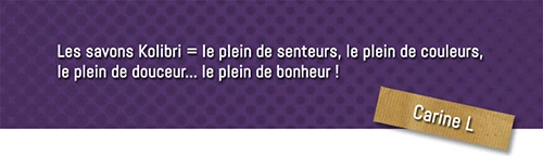 Avis savonnerie kolibri carinel mob