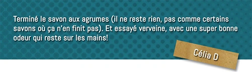 Avis savonnerie kolibri celiad mob