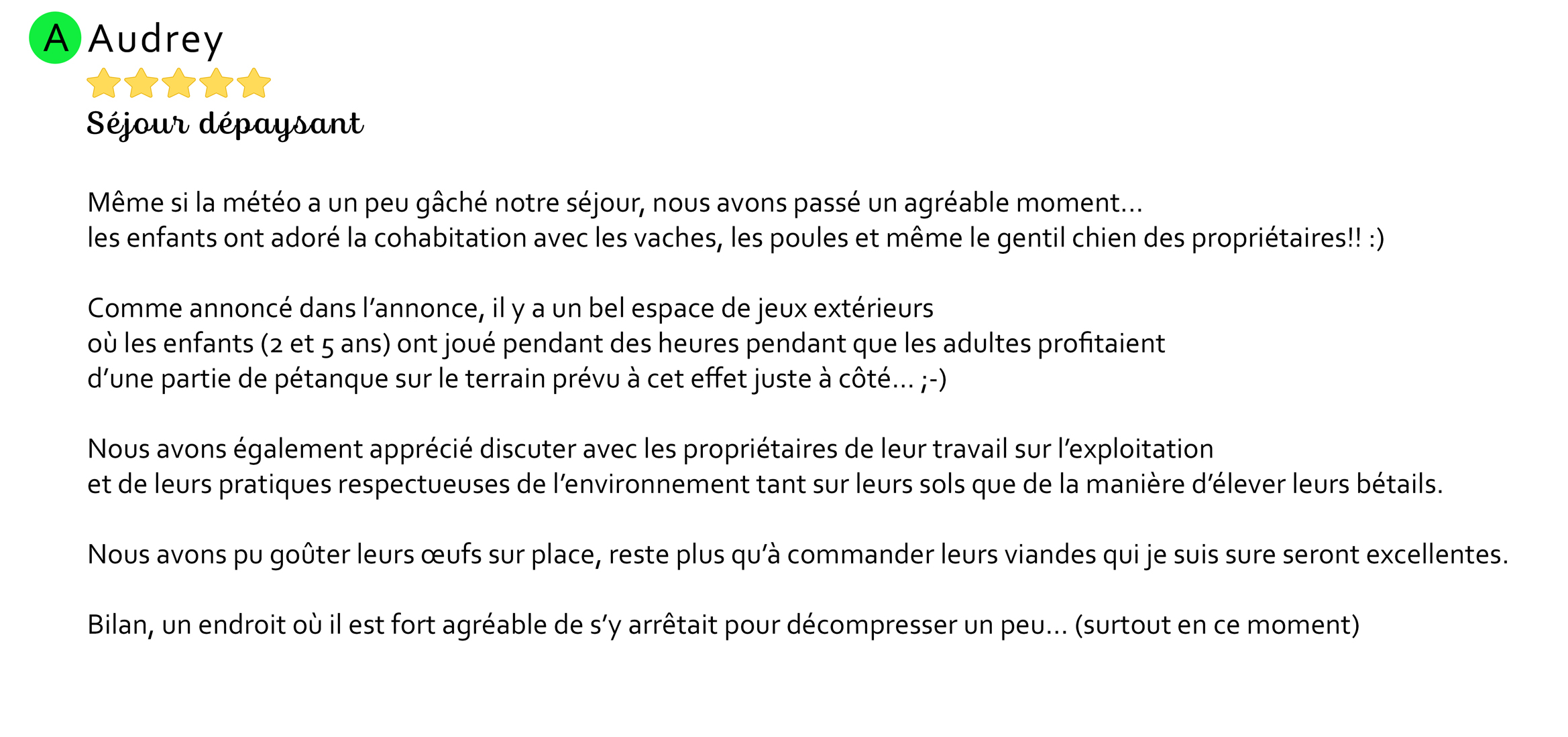 Avis audrey
