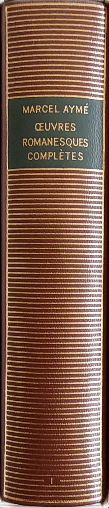 Volume 352 de Marcel Aymé dans la Bibliothèque de la Pléiade.