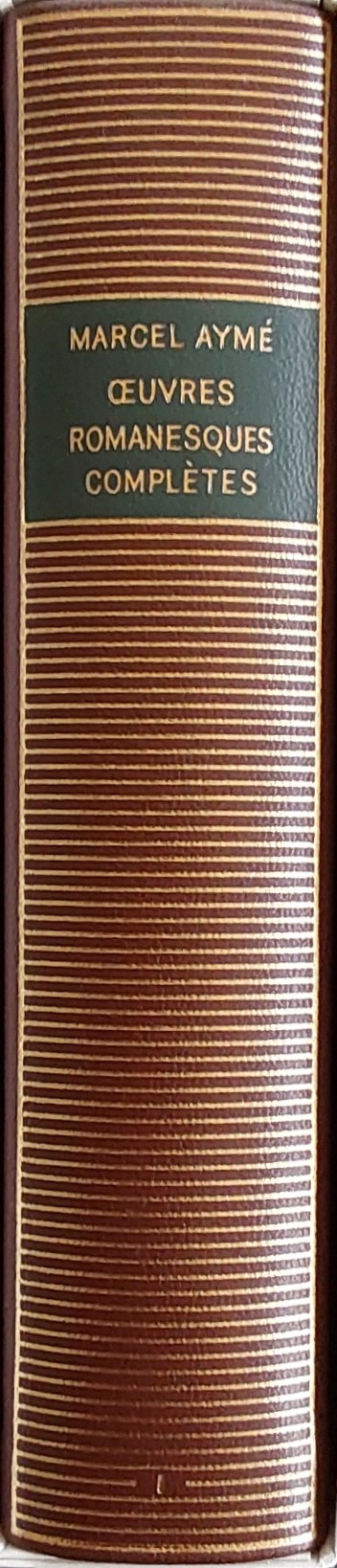 Volume 352 de Marcel Aymé dans la Bibliothèque de la Pléiade.