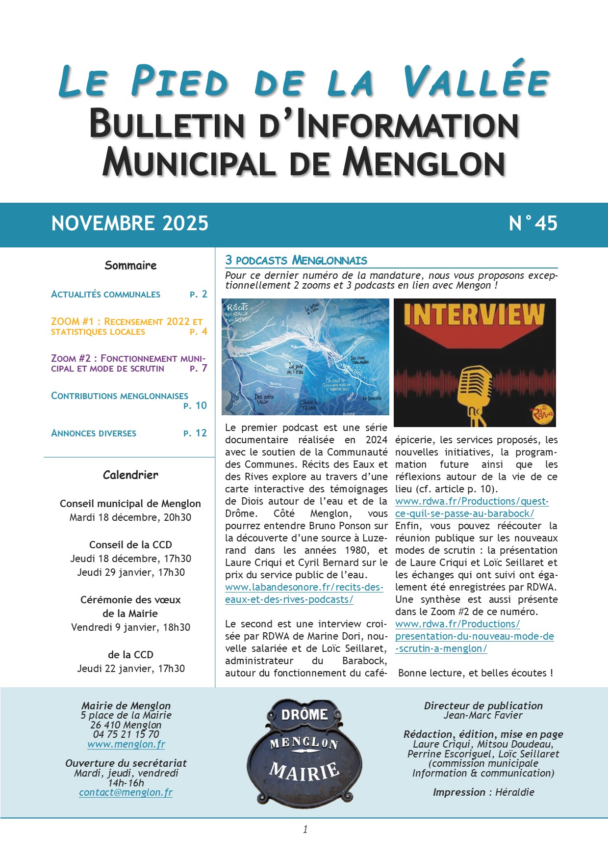 Le Pied de la Vallée n°45