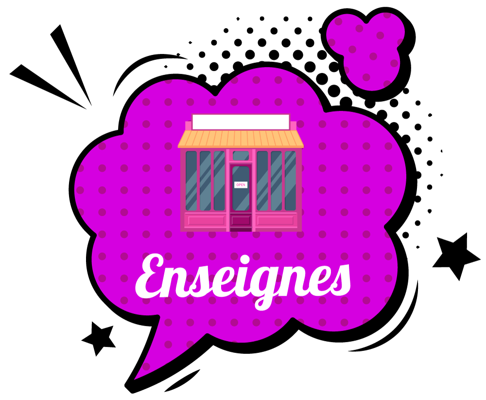 Retrouvez les enseignes MDC pour vos adhesifs personnalisés.
