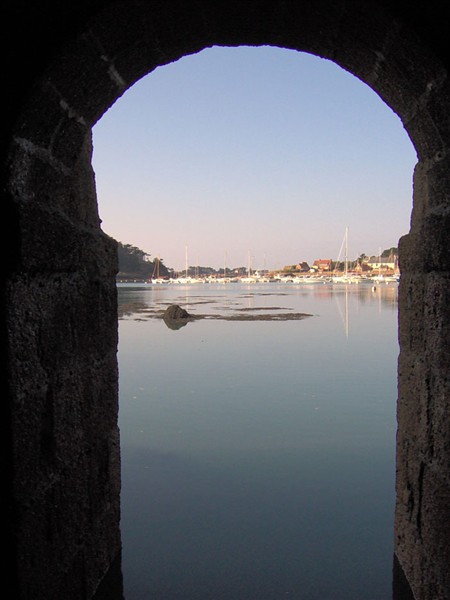 Port depuis sous le moulin