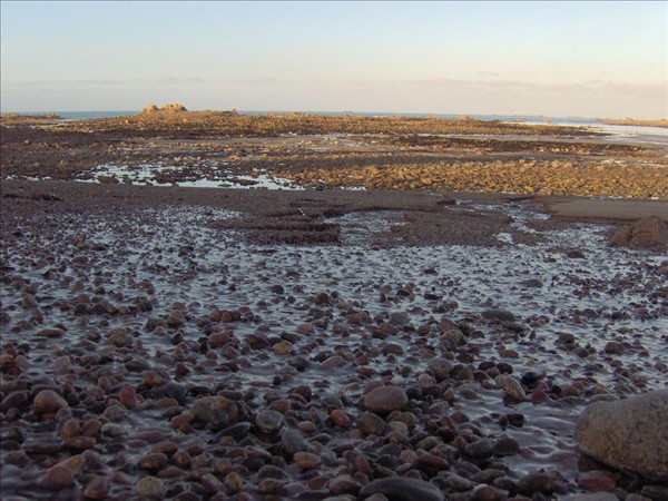 Sillon d eau dans galets 2