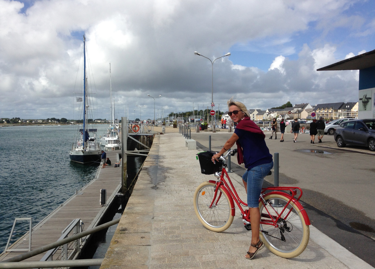 Balade velo riviere etel port de plaisance 56 morbihan bretagne sud location les velos de la ria belz