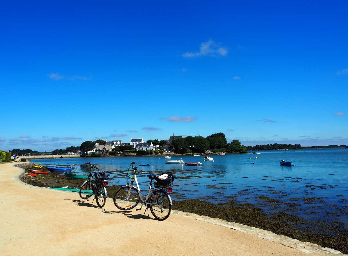 Ile saint cado ria d etel 56 morbihan bretagne sud location les velos de la ria belz