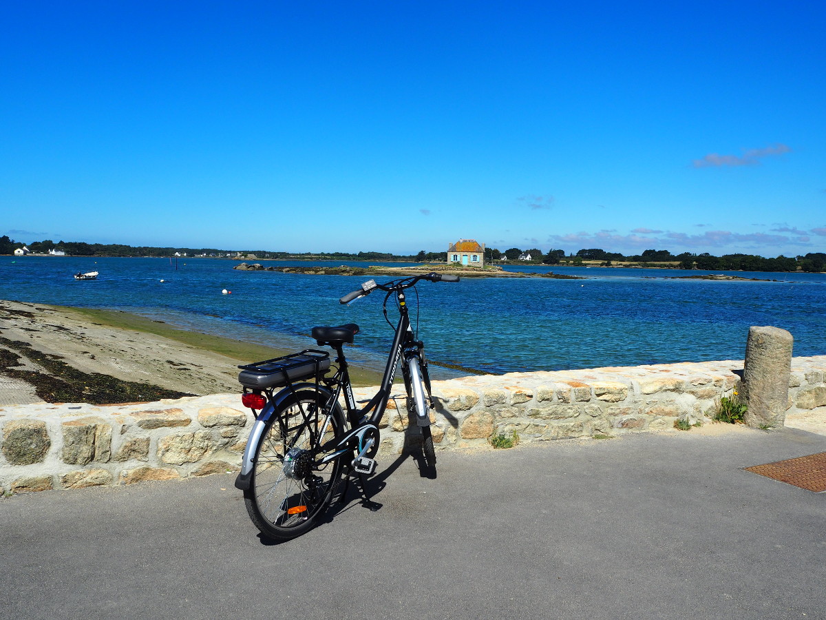 Sentier velo ile saint cado riviere etel 56 morbihan bretagne sud location les velos de la ria belz hp