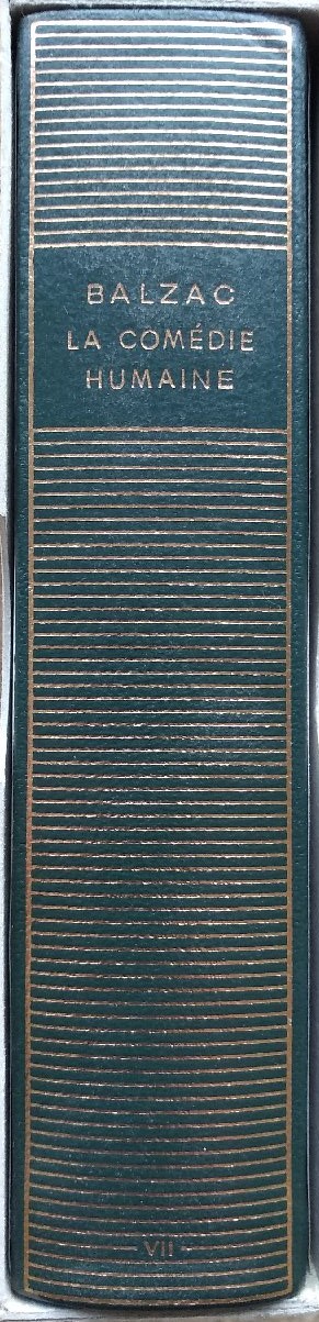 Volume 38 de Balzac dans la Bibliothèque de la Pléiade.