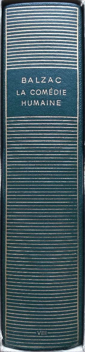 Volume 39 de Balzac dans la Bibliothèque de la Pléiade.