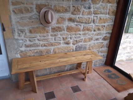 Banc en bois surcycle 1 