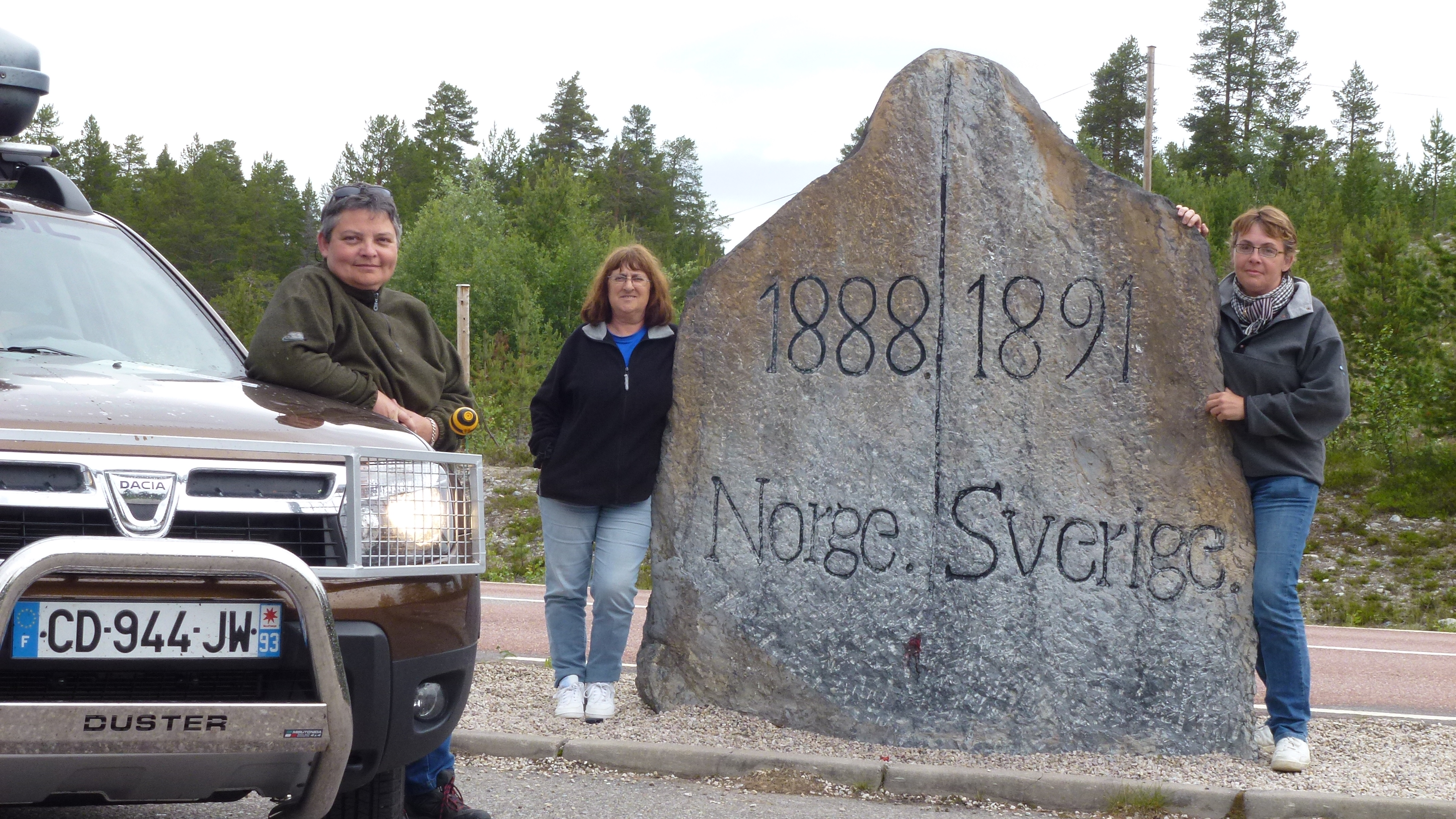 Etape du jeudi 7 :   Vagamo (norvege)  Sarna (Suede)