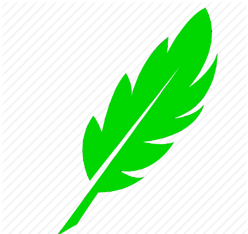 Plume vert