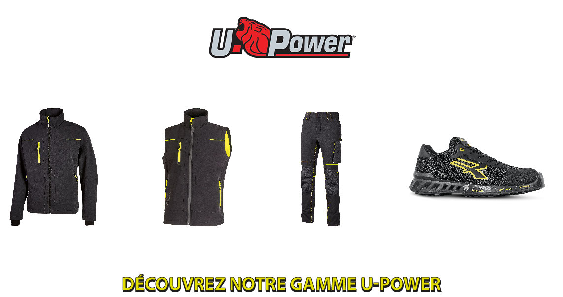 Banniere u power menu deroulant