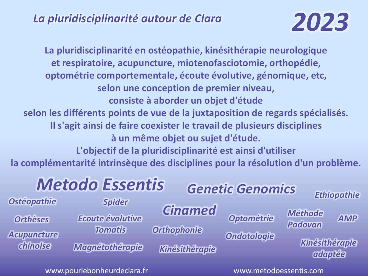 Texte-pluridisciplinarite