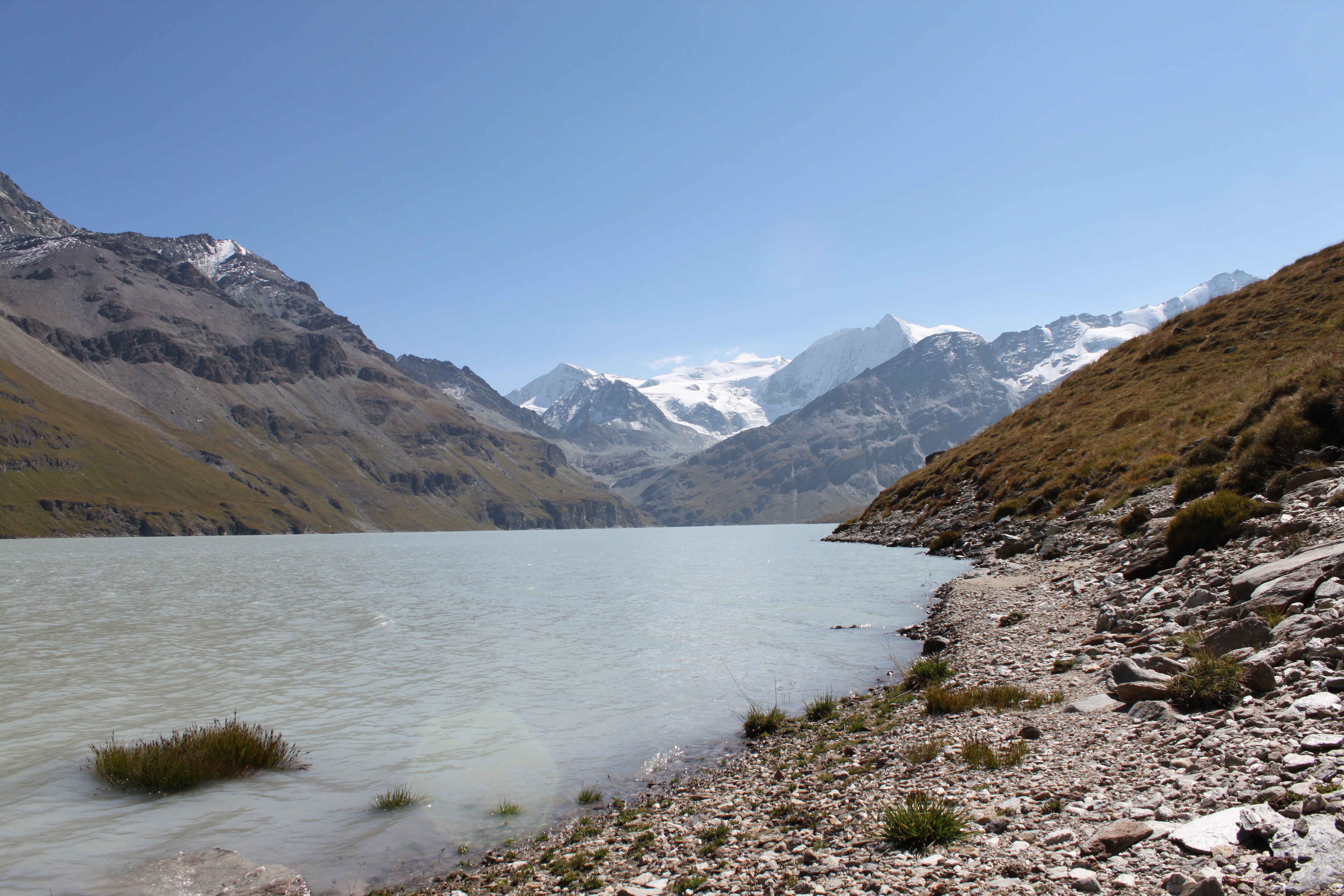 Bord du lac des Dix