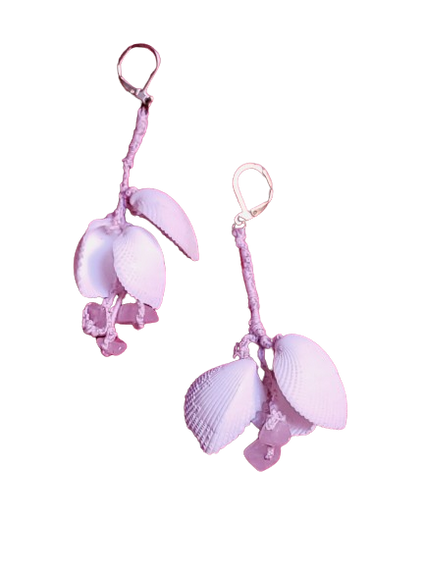 GERUNN-Boucles-d-oreilles-Quartz-Rose-et-coquillage-par-ABAELLA-2-