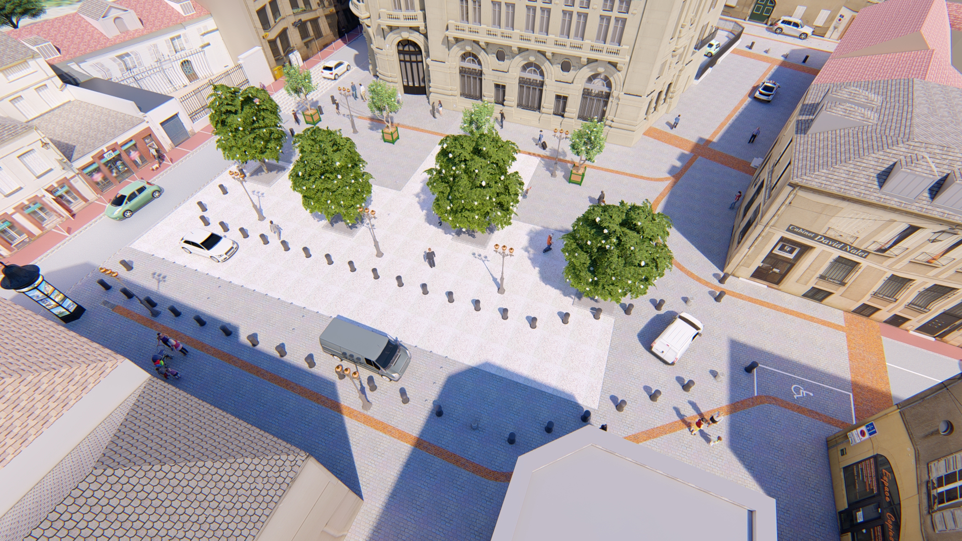 Piétonnisation de la Place Drapès